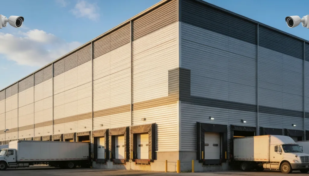 Exterior low voltage and security infrastructure image