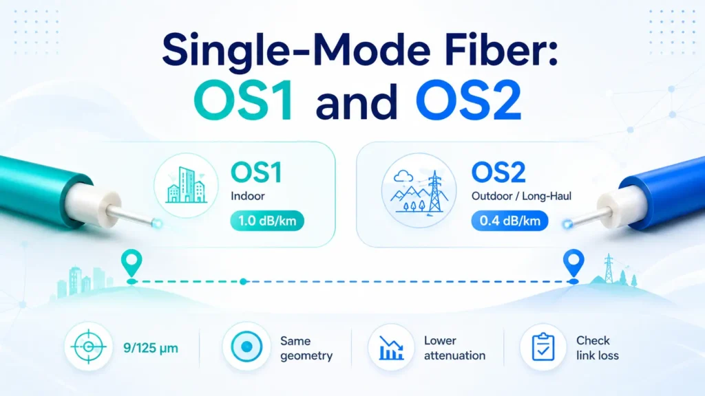 single mode fiber os1 vs os2