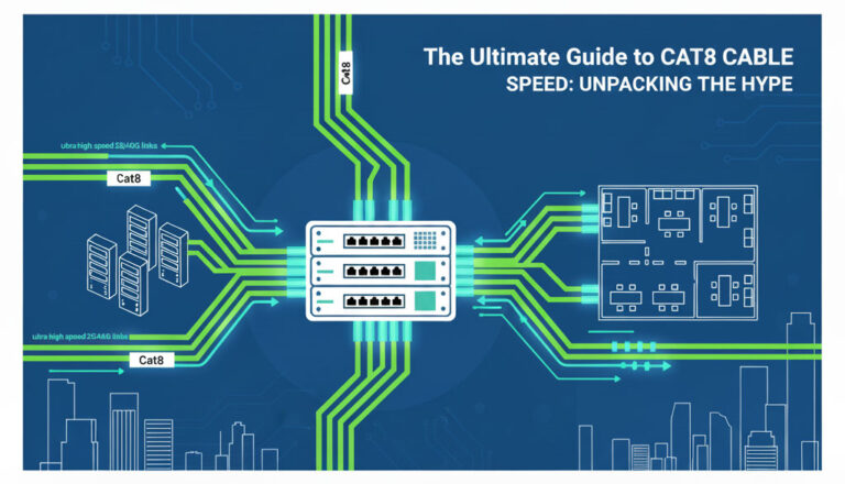 Cat8 Cable Speed: The 40Gbps Truth (And What It Really Means)