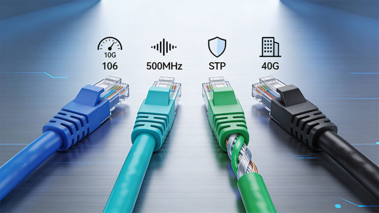 Cat6 vs. Cat6a vs. Cat7 vs. Cat8: A Comprehensive Ethernet Cable Comparison