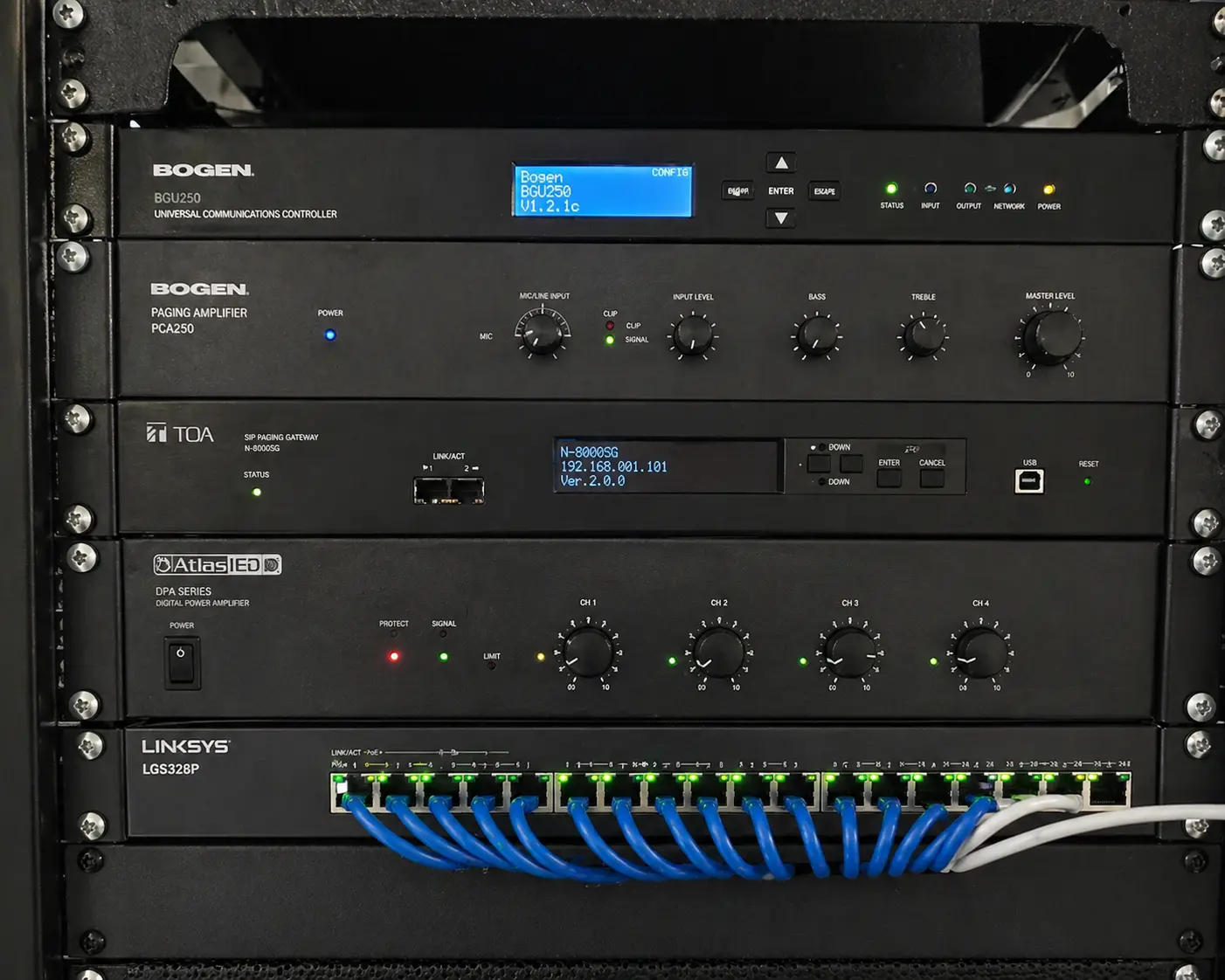 Paging system installation Toronto commercial facility