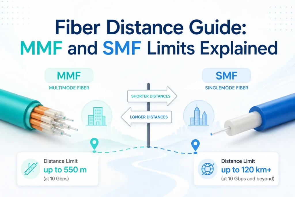 Fiber Distance Guide: MMF and SMF Limits Explained